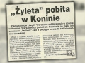 Artykuł z prasy w latach 90-tych
